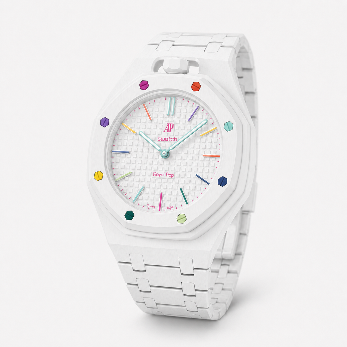 Royal Pop Kit blanc en rendu premium lifestyle